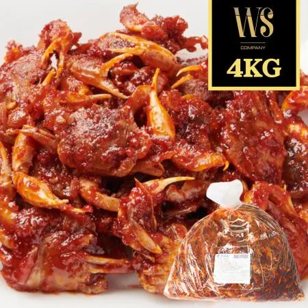 [반찬단지] 쌀게무침 4kg 업소용 대용량 쌀게 방게 논게 반찬