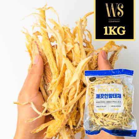 우성물산 황태채 중국산 깨끗한 황태채 1kg, 1팩