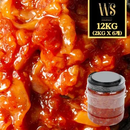 우성물산 다진 오징어젓갈 2kg*6통, 12kg 업소용 가정용