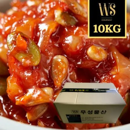 우성물산 씨앗젓갈 10kg 아이스박스포장 [ 견과류 씨앗젓 오징어젓갈 업소용 대용량 ]