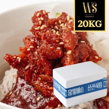 우성물산 명태회무침 20kg 아이스박스포장 [ 코다리회 코다리무침 명태회 명태무침 ]
