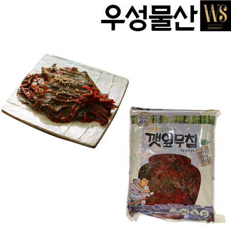 항아리식품 깻잎무침 4kg 1팩 이미지