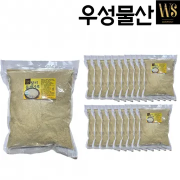 우성물산 고소한 볶음 탈피(기피) 들깨가루 1kgx20봉/박스