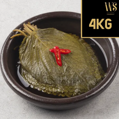 [그린이] 간장깻잎 4kg 박스포장 이미지