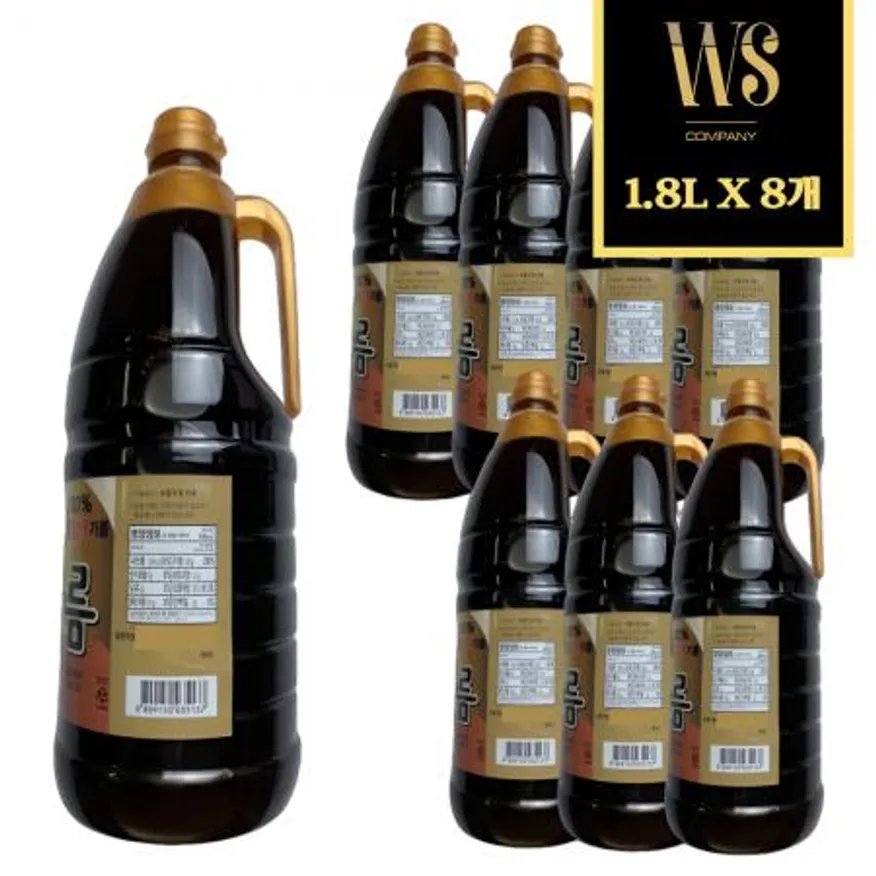 고향식품 통참깨참기름 (통참깨 100%) 1.8L*8병/1박스 이미지