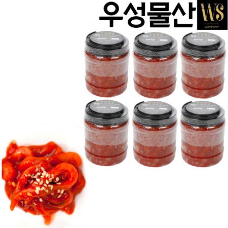 우성물산 채쓴 오징어젓갈 2kg*6통, 12kg  이미지