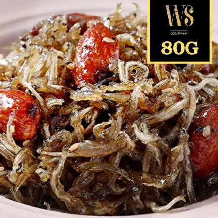 [반찬단지] 아몬드멸치조림 80g [ 견과류 멸치볶음 소용량 소포장 ]