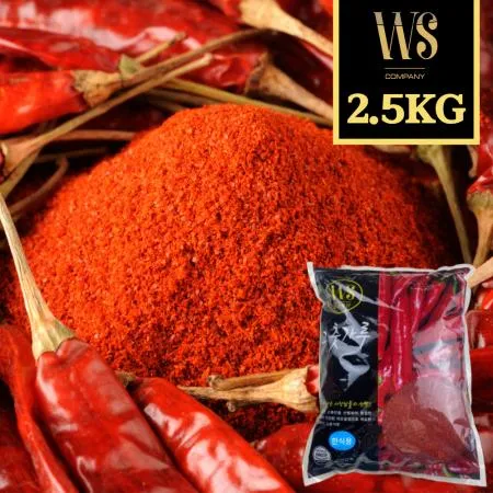 보통매운맛 고춧가루 중간 한식용 2.5kg [ 중간굵기 고추가루 ]
