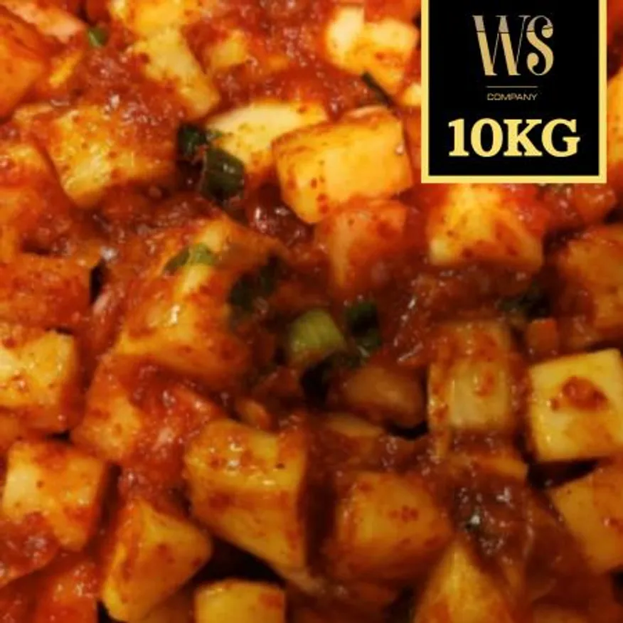 우성물산 중국산 골드 깍두기 10kg 아이스박스포장 이미지