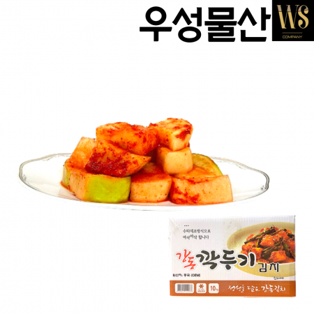 중국산 석박지 10kg 박스포장 이미지