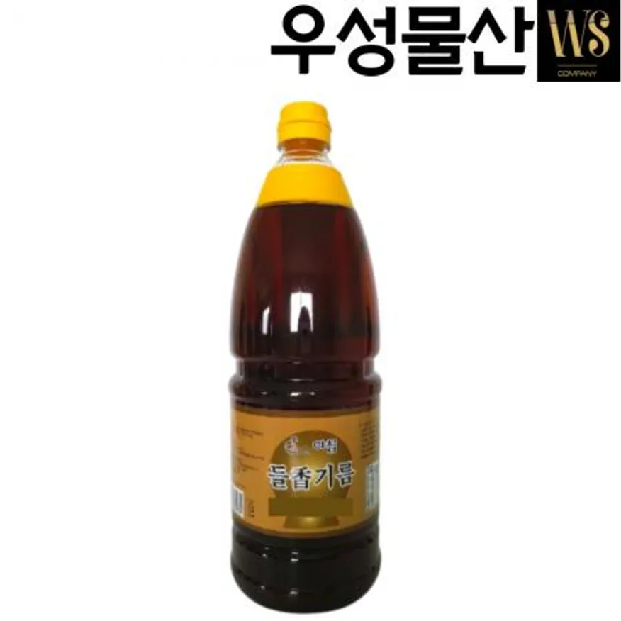 아침 들향기름 (들기름 50%) 1.8L, 12병 맛기름 향미유 들기름대용 이미지