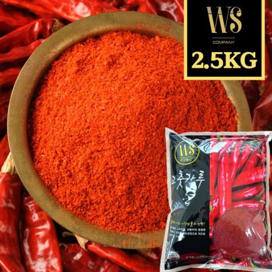 특A품 고품질 중국산고춧가루 2.5kg 1봉 김치용 굵은입자 이미지