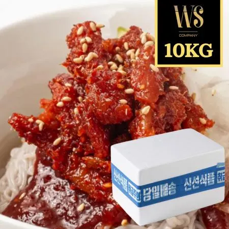 우성물산 명태회무침 10kg 기본아이스박스포장 [ 코다리회 코다리무침 명태회 명태무침 ]