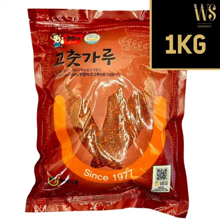 우성물산 보통매운맛 굵은굵기 고춧가루 1kg 중국산 김치용