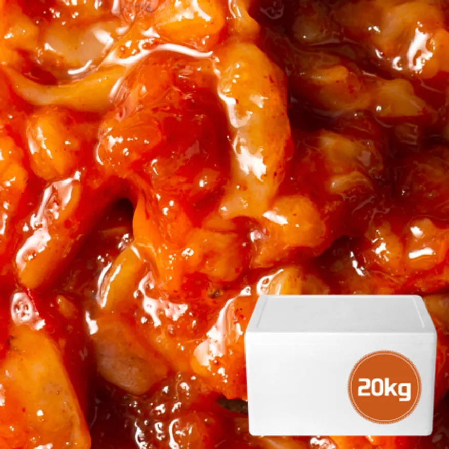 더 탱탱한 프리미엄 다진 오징어젓갈 신제품 1cm 20kg 아이스박스포장 이미지