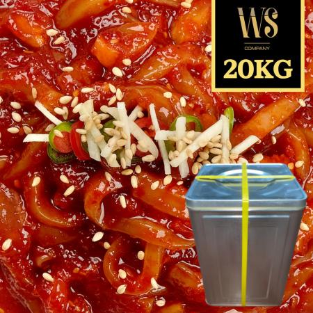 [반찬단지] 오징어젓갈 20kg 캔포장 밥반찬 젓갈반찬 대용량 업소용