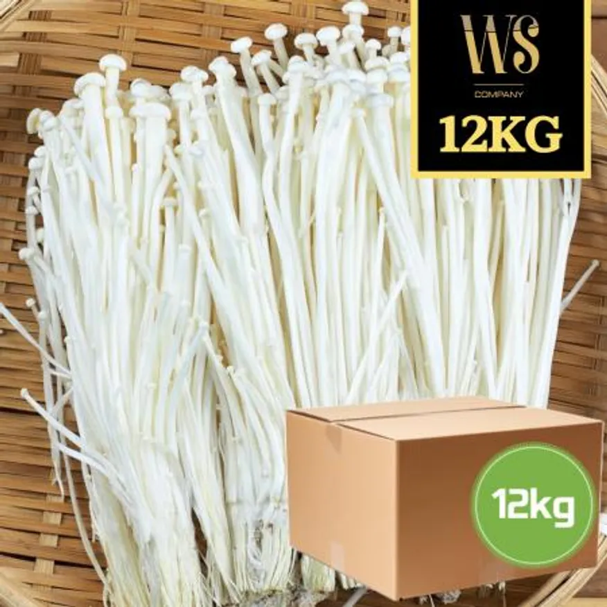 신선야채 팽이버섯 12kg 대용량 벌크포장 팽이버섯 2kg*6봉 이미지