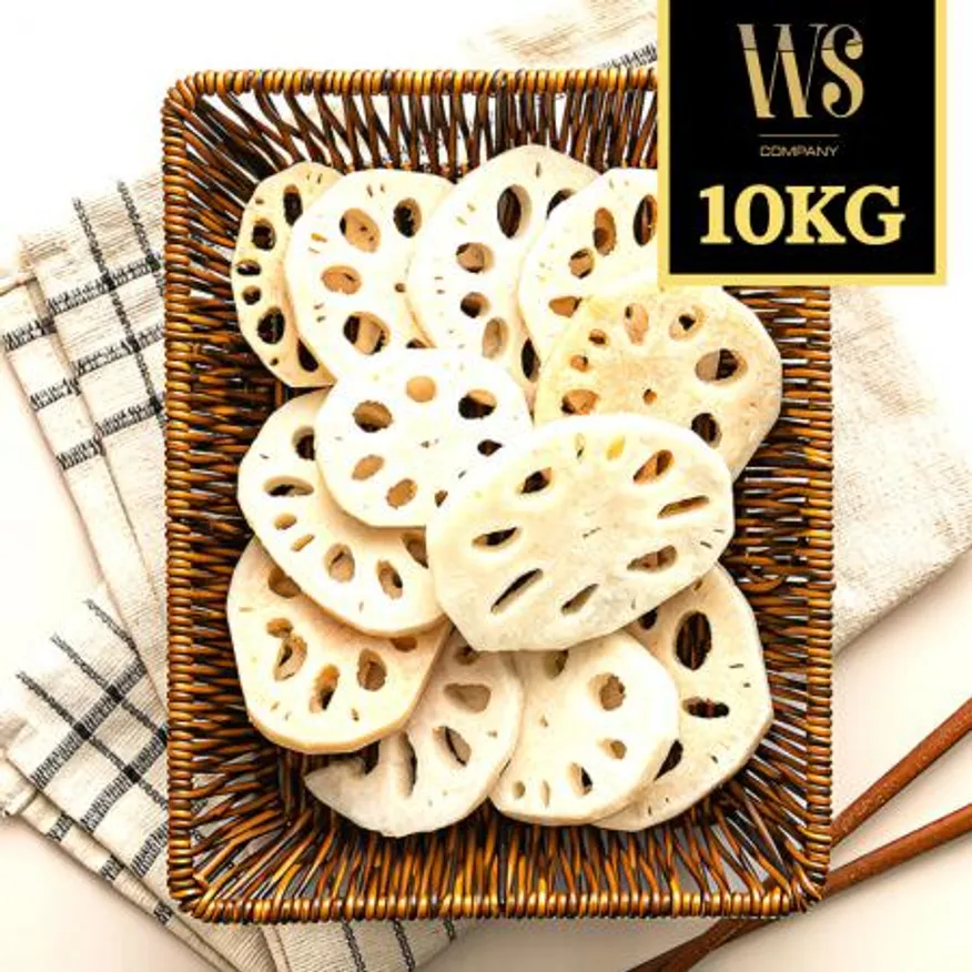 냉동야채 냉동 연근 슬라이스 10kg 이미지