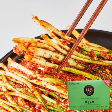 우성물산 쪽파김치 파김치 10kg 업소용 대용량 중국산 박스포장 이미지