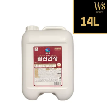 참고을 참 진간장 14L 대용량 업소용 양조간장  이미지