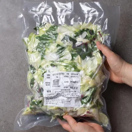 탄산수 세척 5가지 야채 샐러드 야채믹스 1팩(1kg)