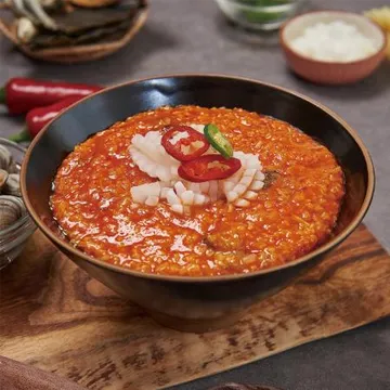 업소용 냉동죽 불짬뽕죽 500g x10팩 죽프랜차이즈납품용