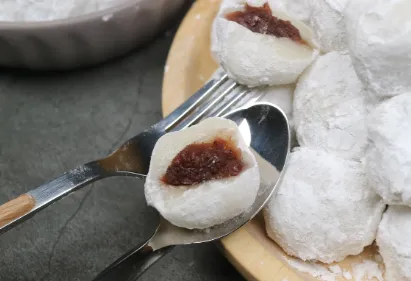 굳지않는 냉동 찹쌀떡 팥빙수 토핑 20g x 56개 이미지