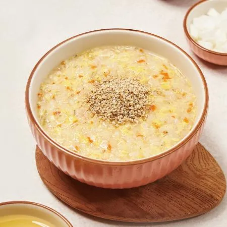 업소용 냉동죽 참깨야채죽 500g x10팩 죽프랜차이즈납품용