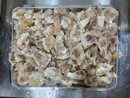 (슬라이스됨)삶은 도가니 1kg 이미지