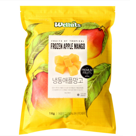웰루츠 A등급 냉동 애플망고 다이스 1kg(페루산)