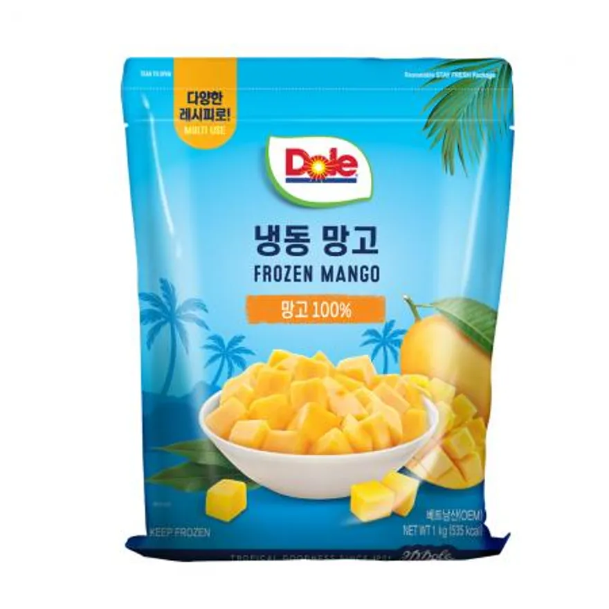 Dole 돌 냉동 망고 다이스 1kg(베트남산) 이미지