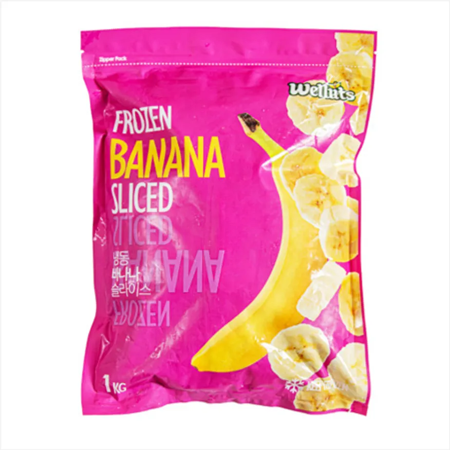 웰루츠 고당도 냉동 바나나 슬라이스 1kg(필리핀산) 이미지