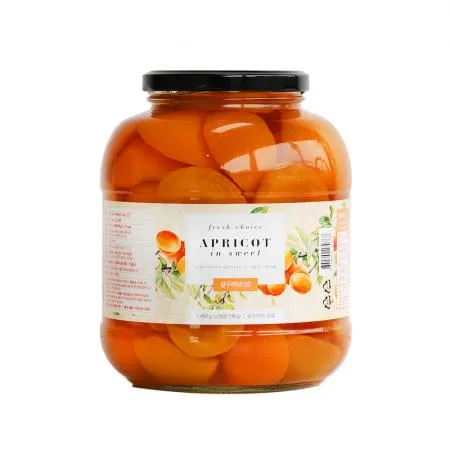 웰루츠 살구 하프컷 병조림 1450g