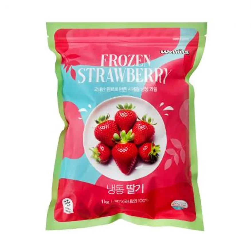 웰루츠 국산 냉동 홀 딸기 1kg 이미지