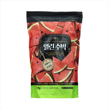 냉동 수박 다이스 1kg(국내산)