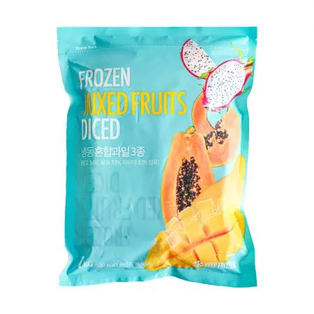 웰루츠 냉동 혼합과일 3종 1kg(망고,용과,파파야)