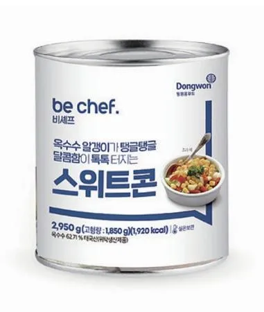 동원홈푸드 비셰프 스위트콘 2.95KG 업소용대용량(원산지-태국)