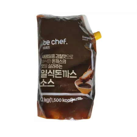 동원홈푸드 비셰프 일식돈까스소스 2kg 삼조셀틱 베스트 푸드 업소용 대용량