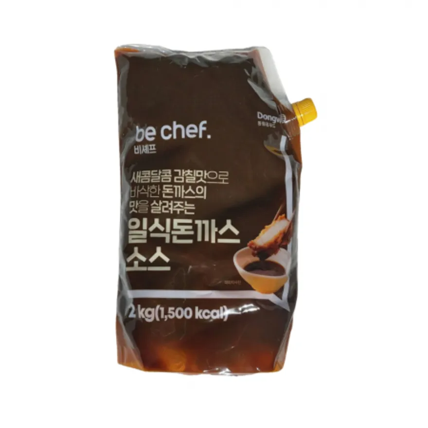 동원홈푸드 비셰프 일식돈까스소스 2kg 삼조셀틱 베스트 푸드 업소용 대용량 이미지