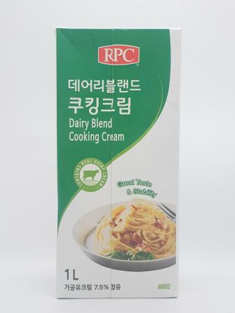 데어리블랜드쿠킹크림1L(휘핑크림)가공유크림7.5%함유(아이스박스+아이스팩무료)  프리츠골드 휘핑크림 대체품