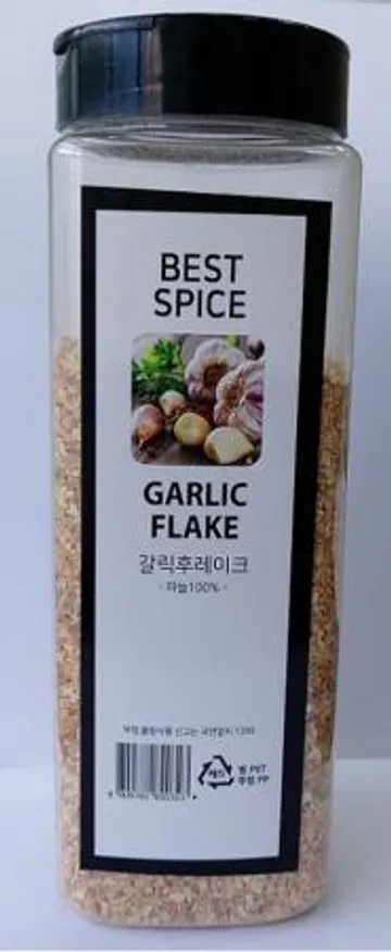 BESTSPICE 갈릭후레이크 400g 베스트 푸드 천연향신료 건마늘100%/ 중간입자 마늘 후레이크 마늘분태 이미지