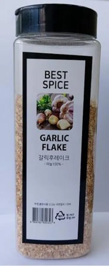 BESTSPICE 갈릭후레이크 400g 베스트 푸드 천연향신료 건마늘100%/ 중간입자 마늘 후레이크 마늘분태 이미지