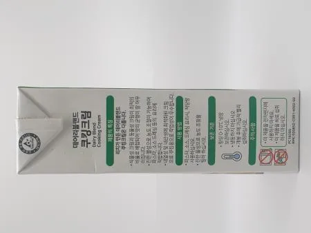 데어리블랜드쿠킹크림1L(휘핑크림)가공유크림7.5%함유(아이스박스+아이스팩무료)  프리츠골드 휘핑크림 대체품 이미지