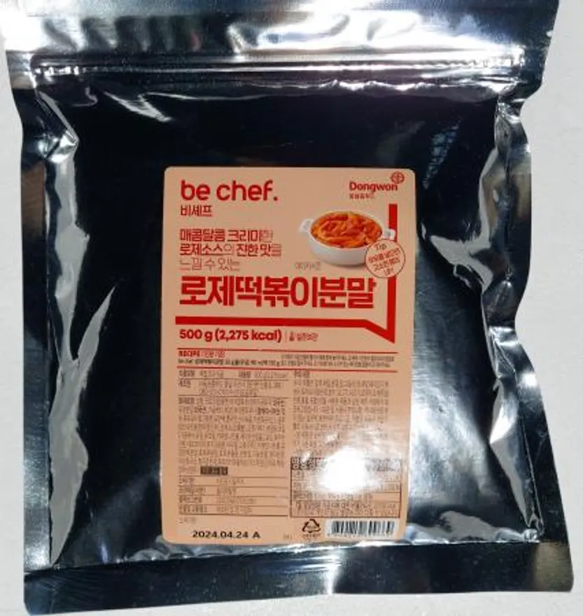 동원홈푸드 비셰프 로제떡볶이분말 500g 베스트 푸드 업소용 간식 분식 이미지