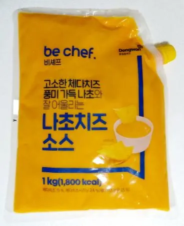 동원홈푸드 비셰프 나초치즈소스 1KG 냉장 베스트푸드