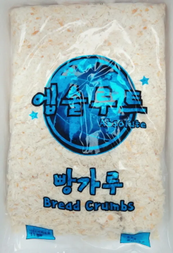 엡솔루트 냉동 습식 빵가루 2kg 18mm 돈까스 튀김옷 업소용 베스트푸드 (아이스박스+팩) 무료포장 이미지