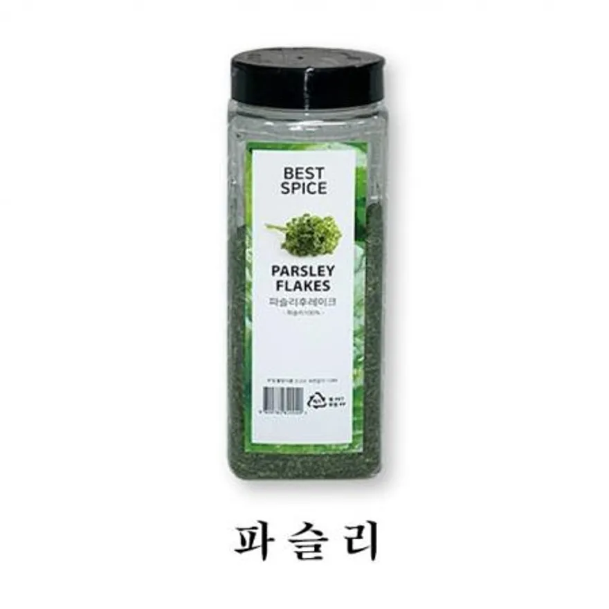 BESTSPICE 파슬리후레이크 70G 베스트 푸드 3MM 파슬리100% 업소용 천연향신료 이미지