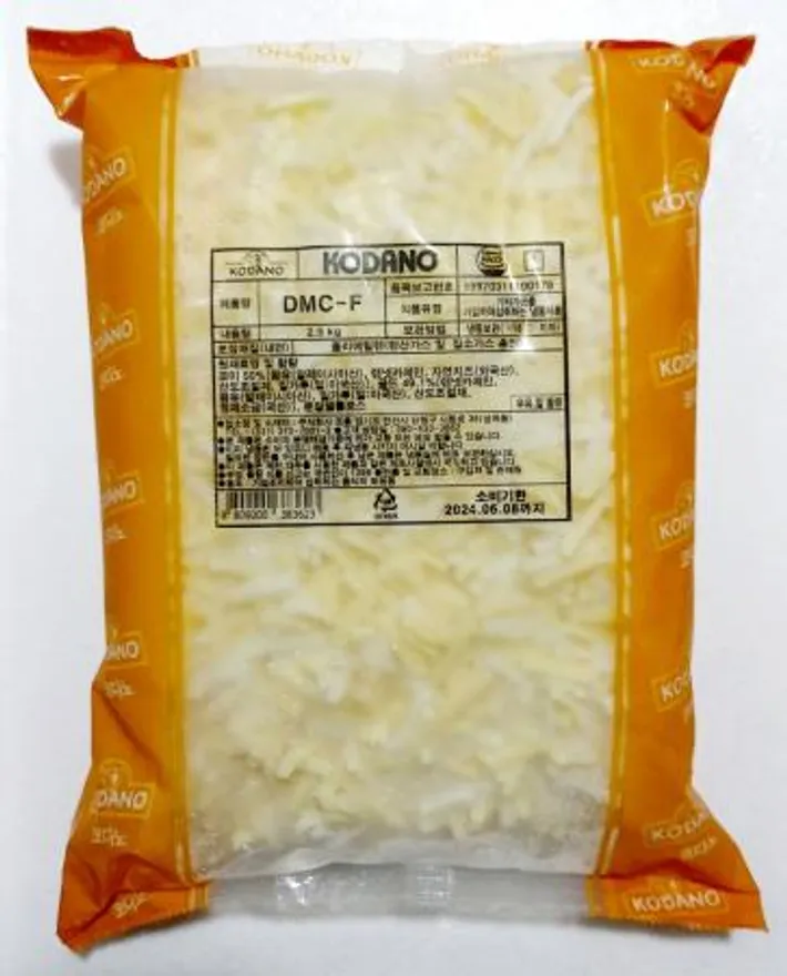 조흥 코다노 DMC-F 피자치즈 2.5KG 냉동 업소용 대용량 베스트푸드/아이스박스+팩(무료) 이미지
