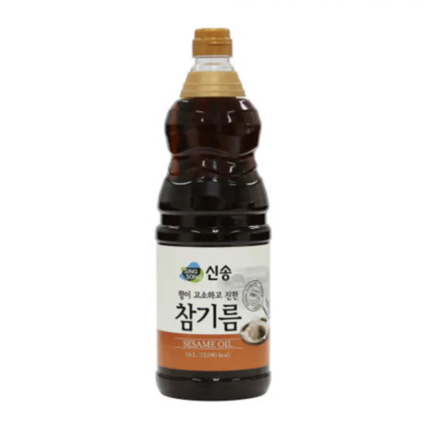 신송 참기름 1.6L X 8병 이미지