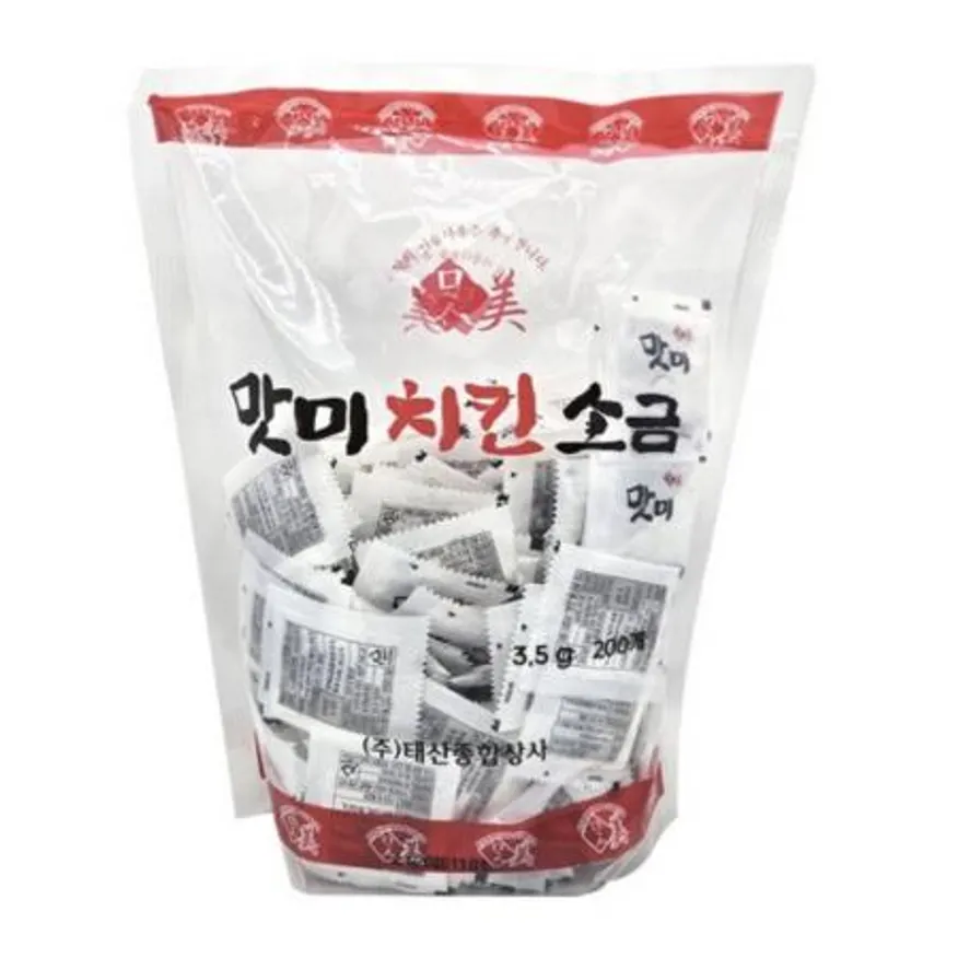 태산 맛미 치킨소금 3.5g*200개입 일회용 소금 이미지